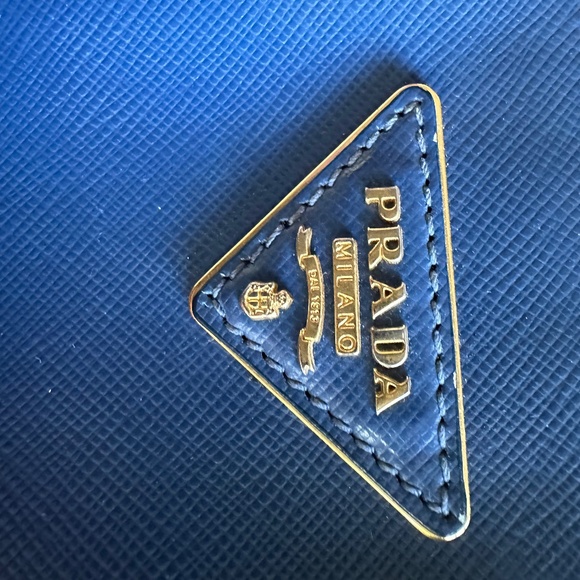 Prada Saffiano Lux Dark Navy Blue - Picture 1 of 5